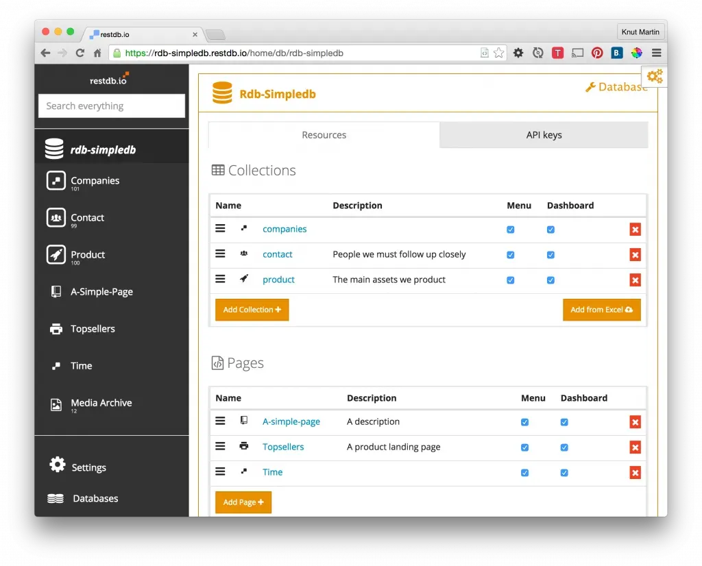 Databaser blir en lek med RestDB.io